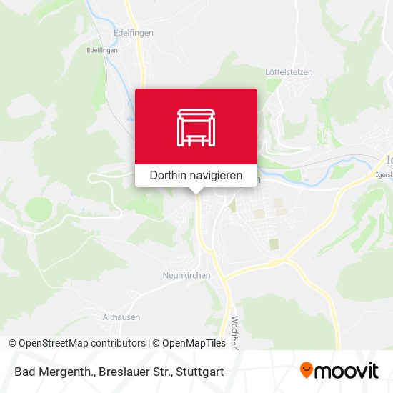 Bad Mergenth., Breslauer Str. Karte