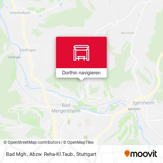 Bad Mgh., Abzw. Reha-Kl.Taub. Karte
