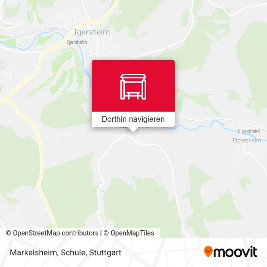 Markelsheim, Schule Karte