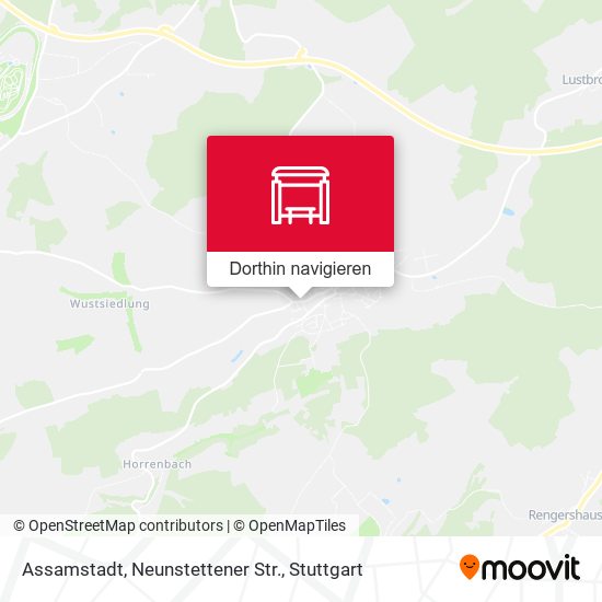 Assamstadt, Neunstettener Str. Karte