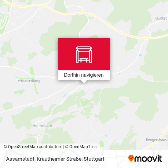 Assamstadt, Krautheimer Straße Karte