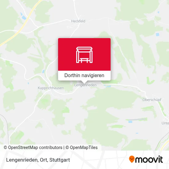 Lengenrieden, Ort Karte
