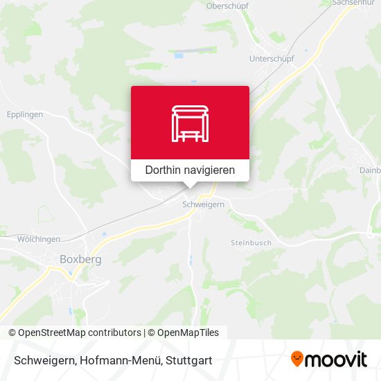 Schweigern, Hofmann-Menü Karte