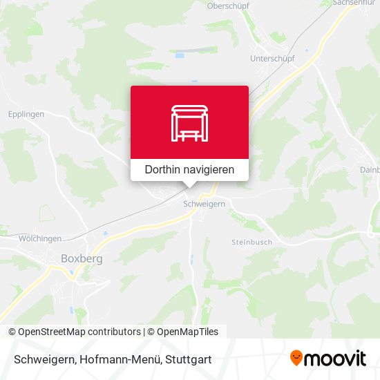 Schweigern, Hofmann-Menü Karte