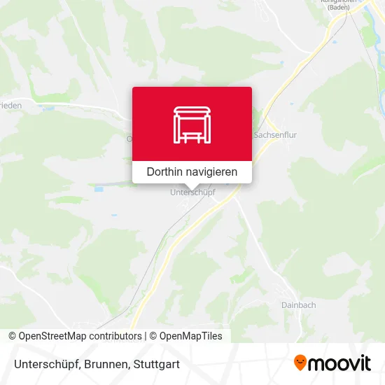 Unterschüpf, Brunnen Karte