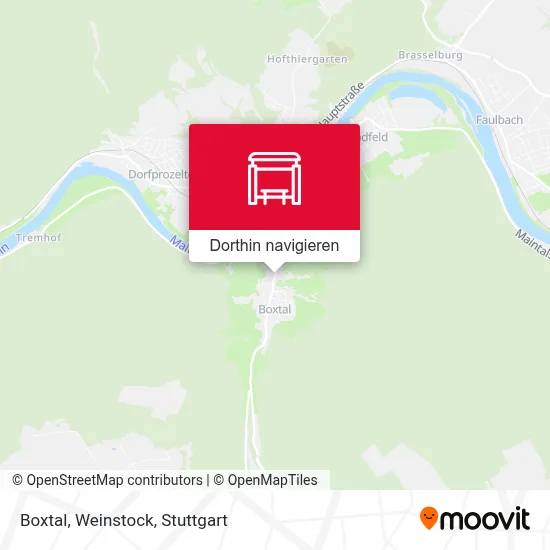 Boxtal, Weinstock Karte