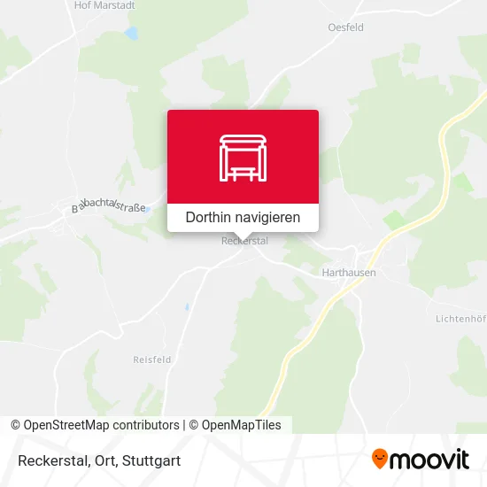 Reckerstal, Ort Karte