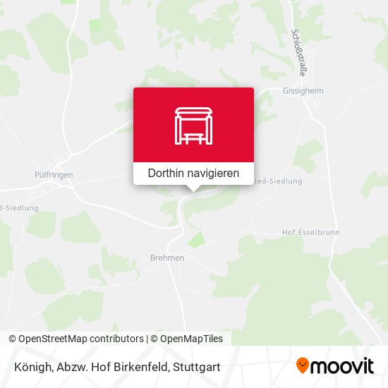 Königh, Abzw. Hof Birkenfeld Karte