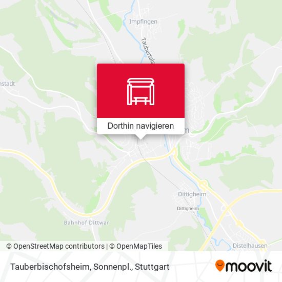 Tauberbischofsheim, Sonnenpl. Karte