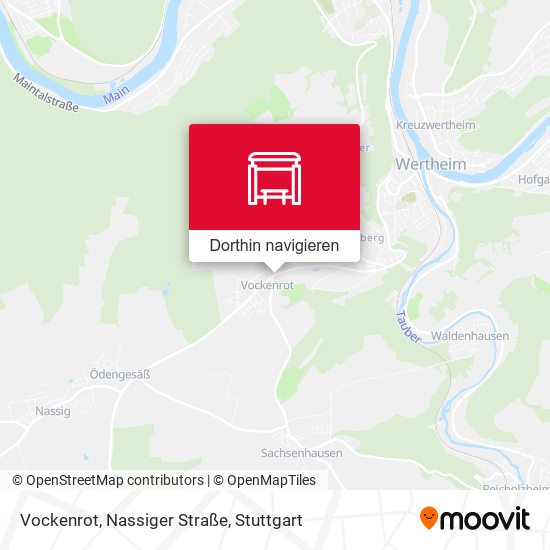 Vockenrot, Nassiger Straße Karte