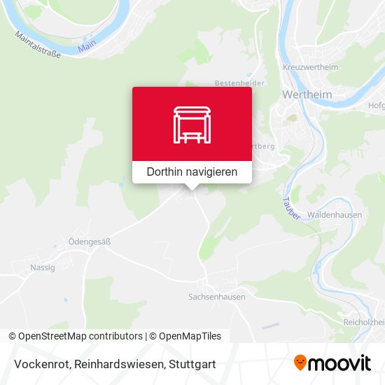 Vockenrot, Reinhardswiesen Karte