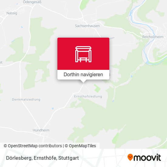 Dörlesberg, Ernsthöfe Karte