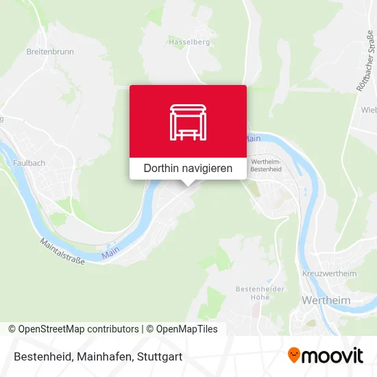 Bestenheid, Mainhafen Karte