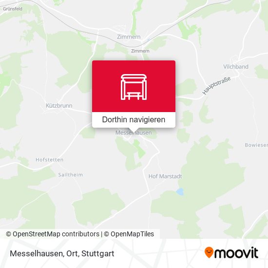 Messelhausen, Ort Karte