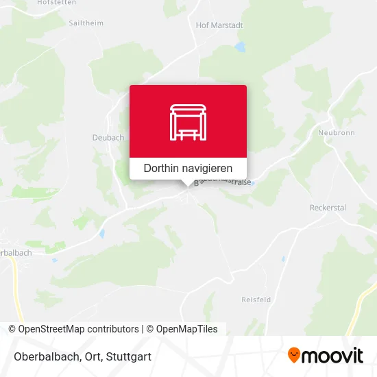 Oberbalbach, Ort Karte