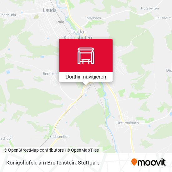 Königshofen, am Breitenstein Karte