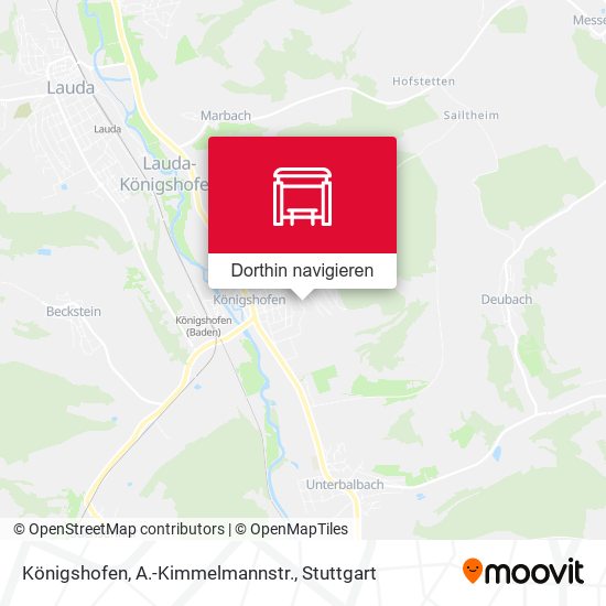 Königshofen, A.-Kimmelmannstr. Karte