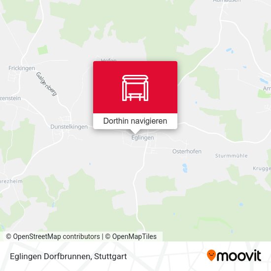 Eglingen Dorfbrunnen Karte