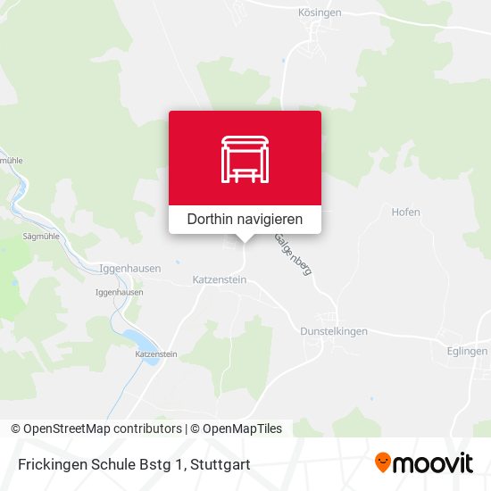 Frickingen Schule Bstg 1 Karte
