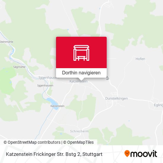 Katzenstein Frickinger Str. Bstg 2 Karte