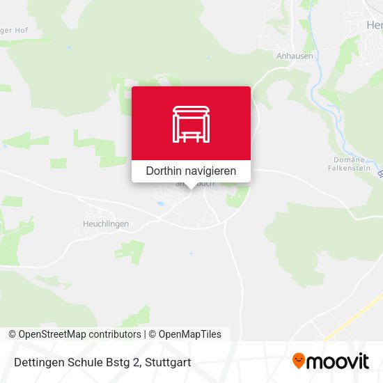 Dettingen Schule Bstg 2 Karte