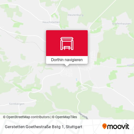 Gerstetten Goethestraße Bstg 1 Karte