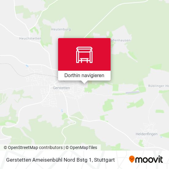 Gerstetten Ameisenbühl Nord Bstg 1 Karte