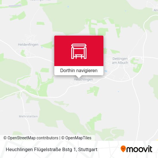 Heuchlingen Flügelstraße Bstg 1 Karte