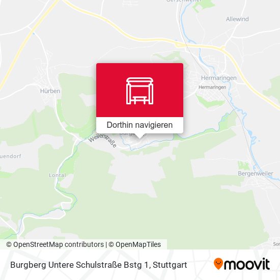 Burgberg Untere Schulstraße Bstg 1 Karte