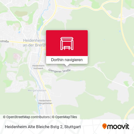 Heidenheim Alte Bleiche Bstg 2 Karte