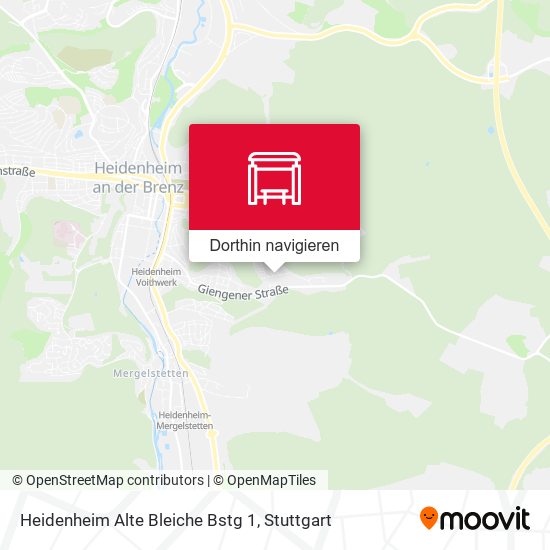 Heidenheim Alte Bleiche Bstg 1 Karte