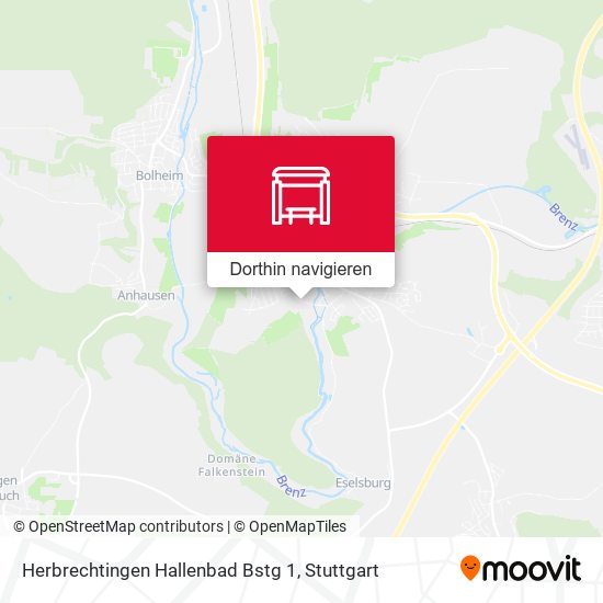 Herbrechtingen Hallenbad Bstg 1 Karte