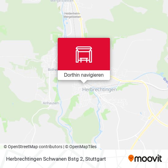 Herbrechtingen Schwanen Bstg 2 Karte