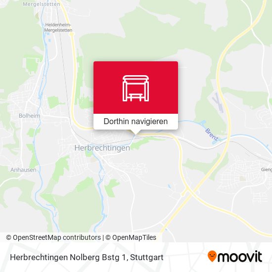 Herbrechtingen Nolberg Bstg 1 Karte