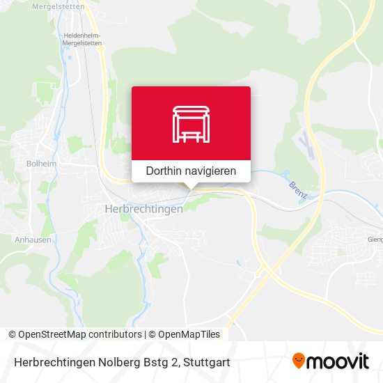 Herbrechtingen Nolberg Bstg 2 Karte