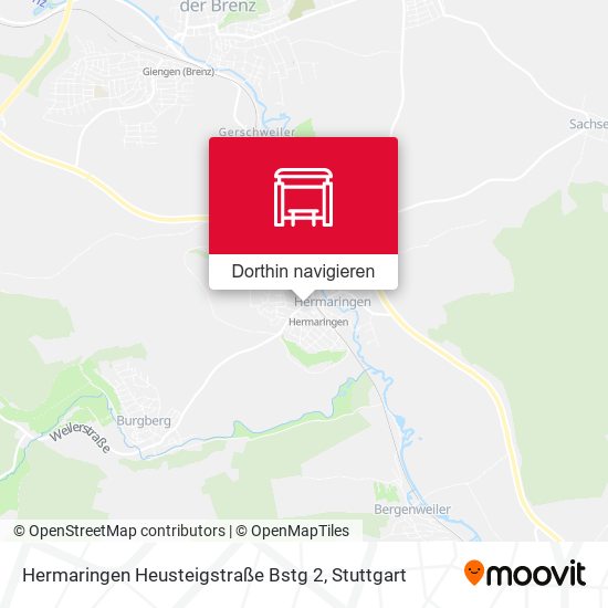 Hermaringen Heusteigstraße Bstg 2 Karte