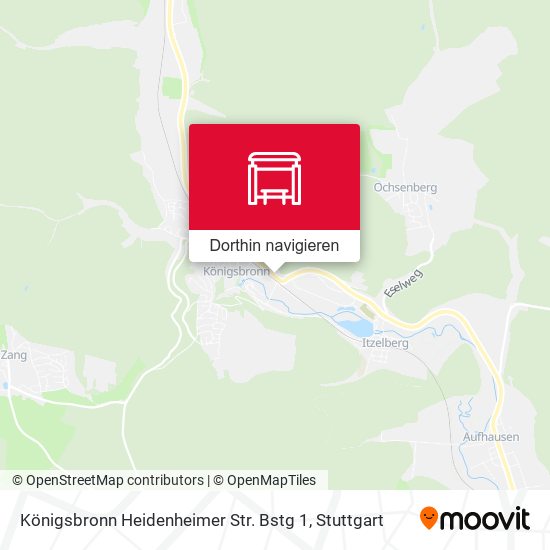 Königsbronn Heidenheimer Str. Bstg 1 Karte