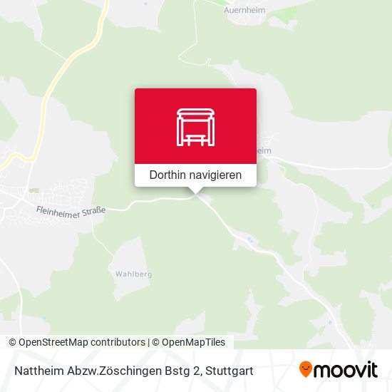 Nattheim Abzw.Zöschingen Bstg 2 Karte