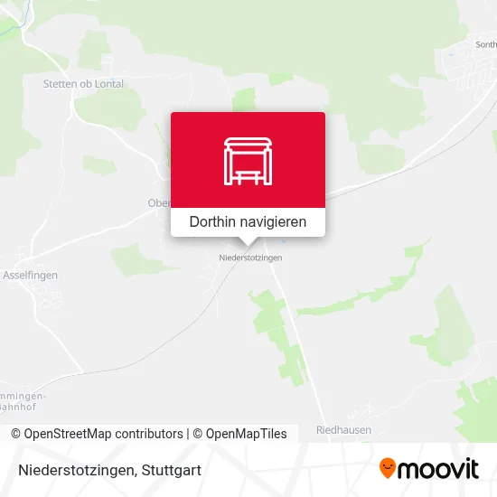Niederstotzingen Karte
