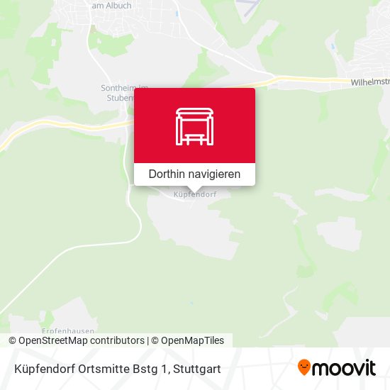 Küpfendorf Ortsmitte Bstg 1 Karte