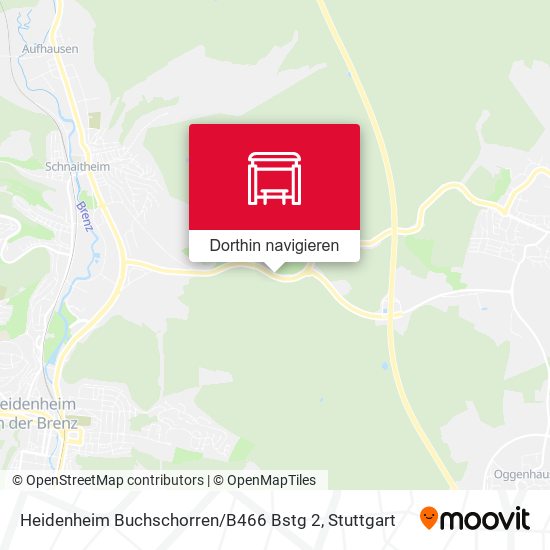 Heidenheim Buchschorren / B466 Bstg 2 Karte