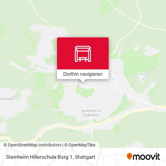 Steinheim Hillerschule Bstg 1 Karte