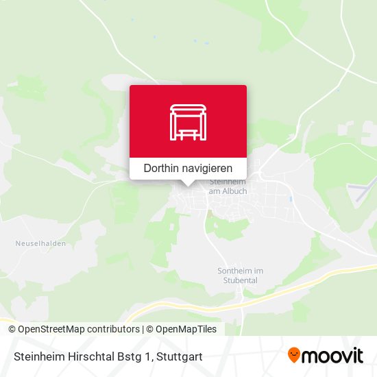 Steinheim Hirschtal Bstg 1 Karte