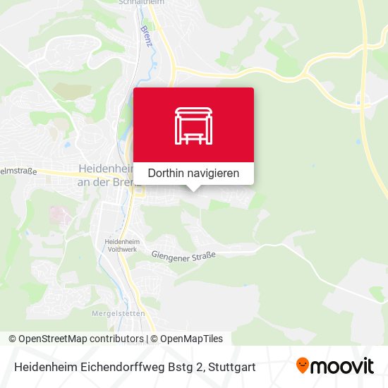 Heidenheim Eichendorffweg Bstg 2 Karte