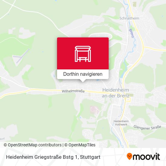 Heidenheim Griegstraße Bstg 1 Karte
