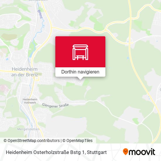 Heidenheim Osterholzstraße Bstg 1 Karte