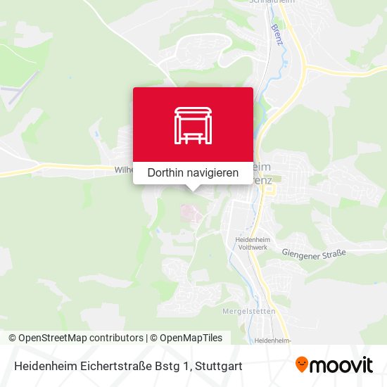 Heidenheim Eichertstraße Bstg 1 Karte