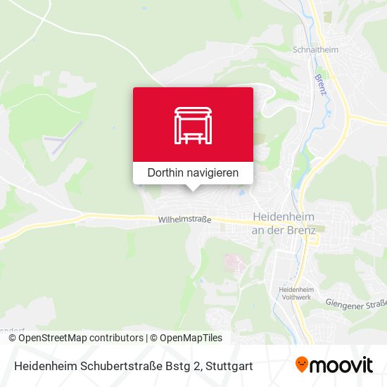 Heidenheim Schubertstraße Bstg 2 Karte