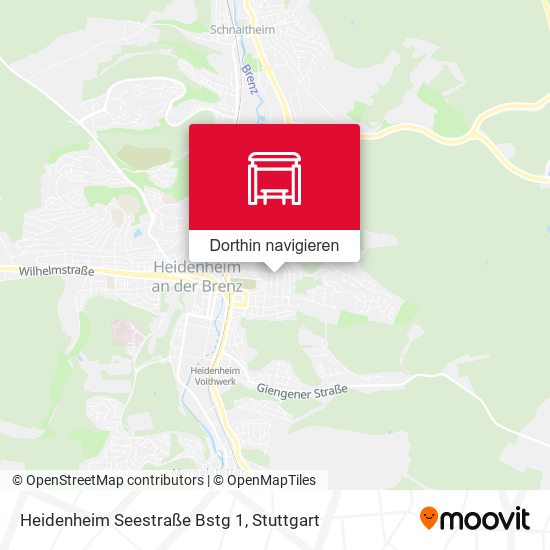 Heidenheim Seestraße Bstg 1 Karte