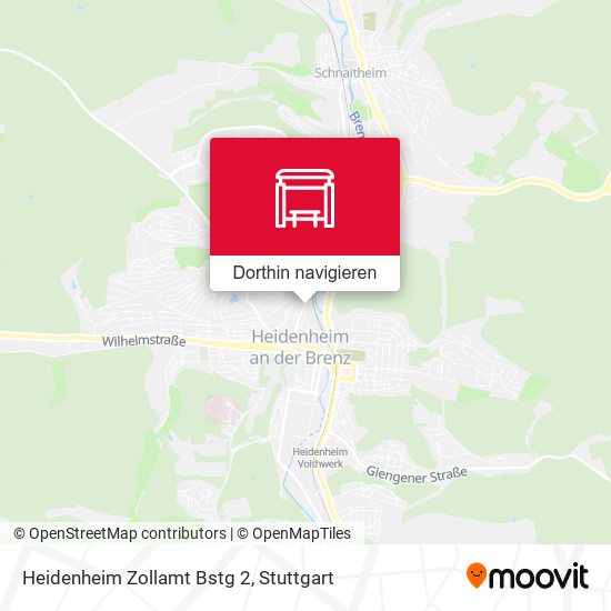 Heidenheim Zollamt Bstg 2 Karte
